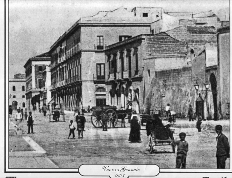 Vecchia Trapani 095 - Trapani - Cartolina - Via XXX Gennaio - anno 1903.jpg